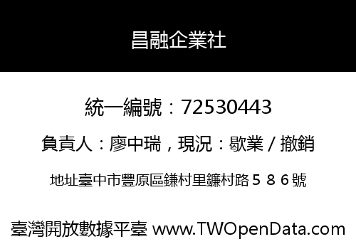 昌融企業社