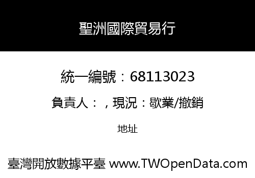 聖洲國際貿易行