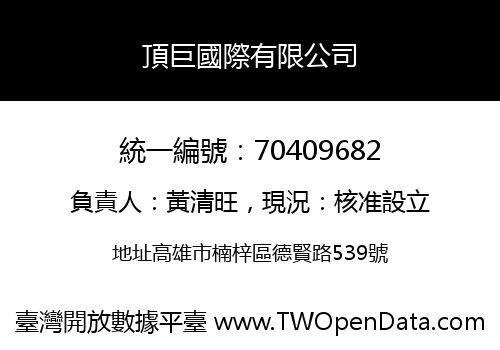 頂巨國際有限公司