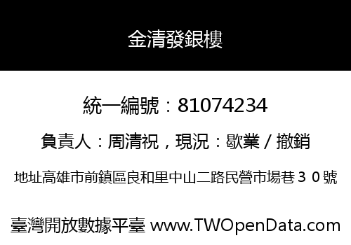 金清發銀樓