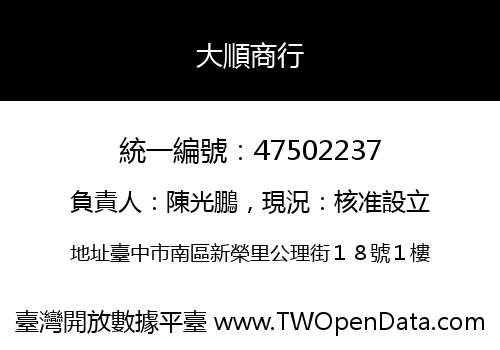 大順商行