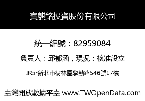 寶麒銘投資股份有限公司