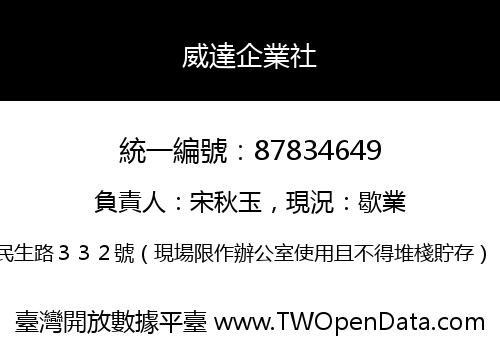 威達企業社