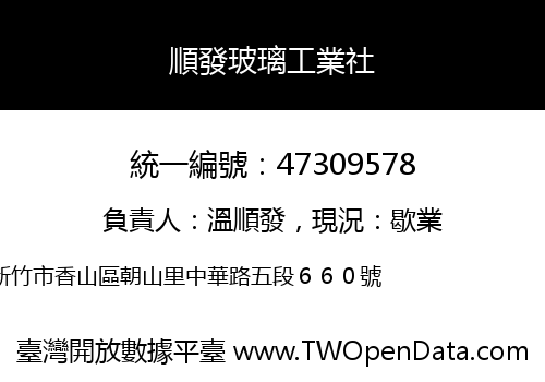 順發玻璃工業社