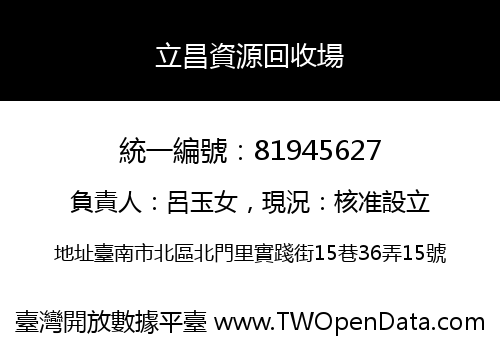 立昌資源回收場