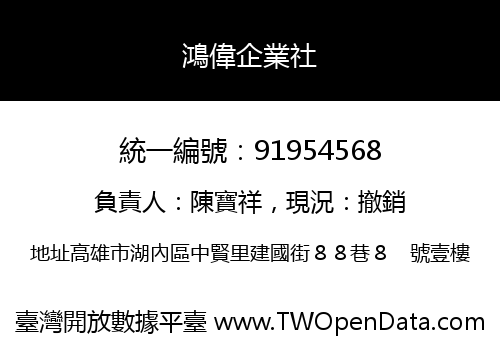 鴻偉企業社
