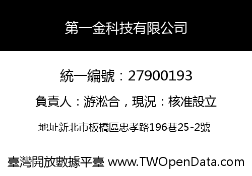 第一金科技有限公司