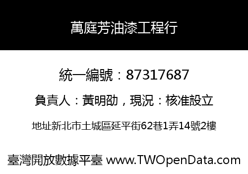 萬庭芳油漆工程行