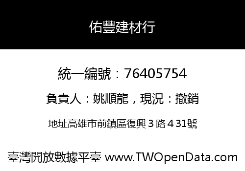 佑豐建材行