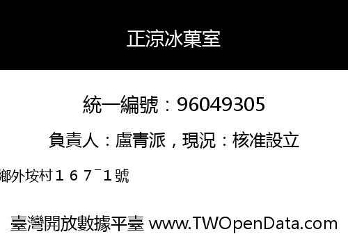 正涼冰菓室