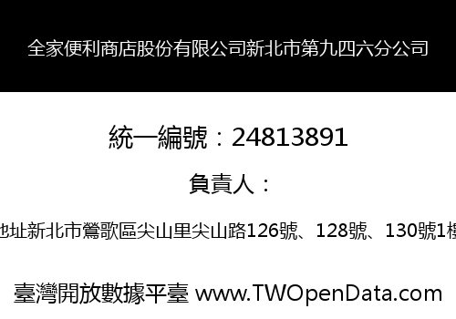 全家便利商店股份有限公司新北市第九四六分公司
