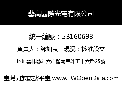 藝高國際光電有限公司