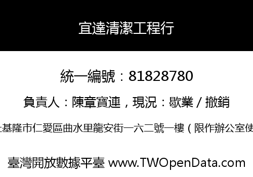 宜達清潔工程行