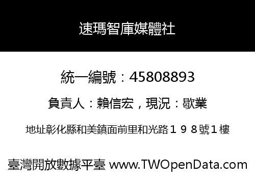 速瑪智庫媒體社