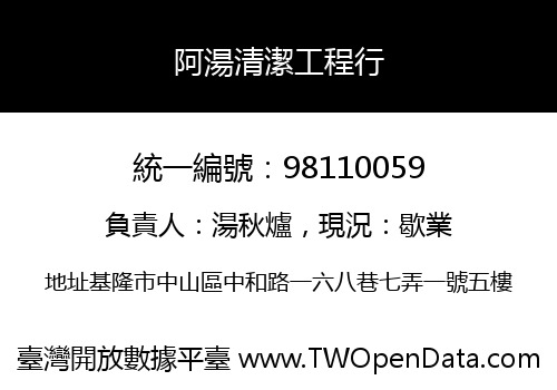 阿湯清潔工程行