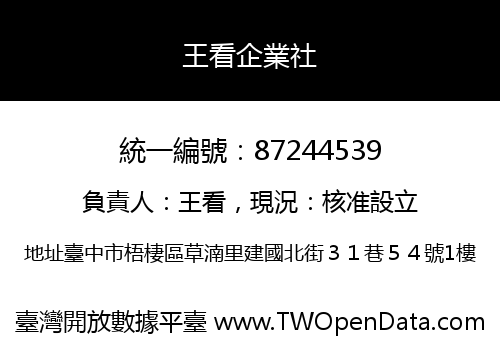 王看企業社