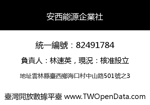 安西能源企業社
