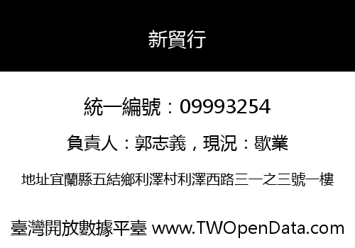 新貿行