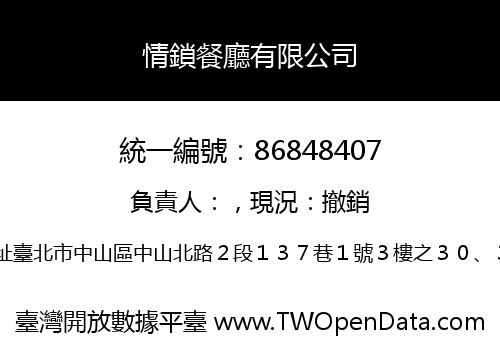 情鎖餐廳有限公司
