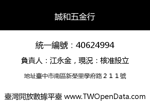 誠和五金行