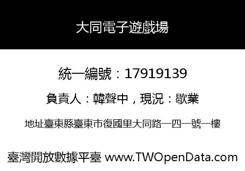 大同電子遊戲場