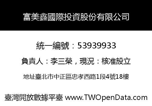 富美鑫國際投資股份有限公司