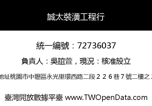 誠太裝潢工程行