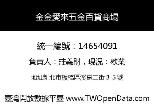 金金愛來五金百貨商場