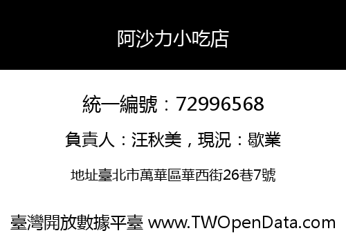 阿沙力小吃店
