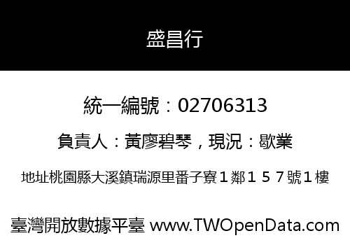 盛昌行