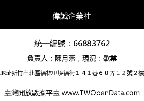 偉誠企業社