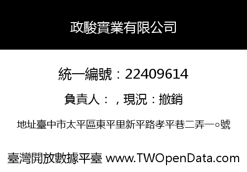 政駿實業有限公司