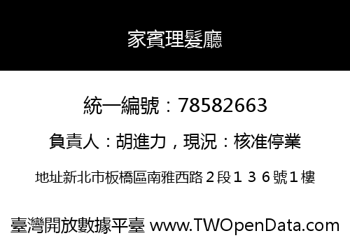 家賓理髮廳