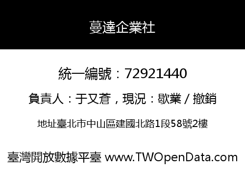 蔓達企業社