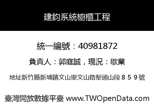 建鈞系統櫥櫃工程