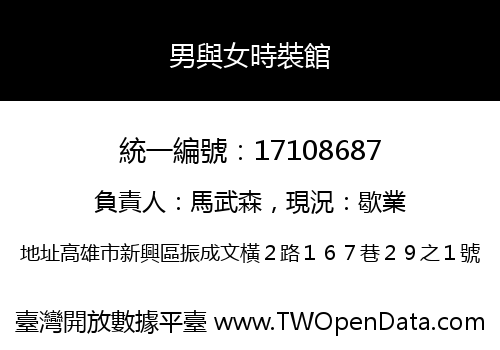 男與女時裝館