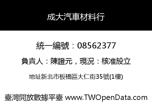 成大汽車材料行