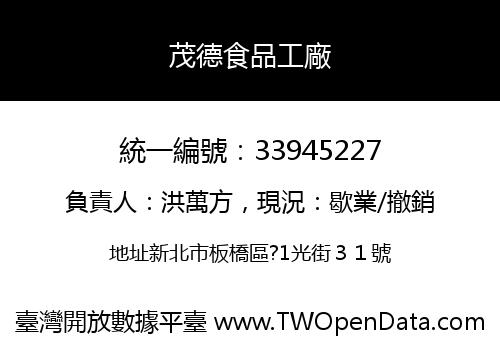 茂德食品工廠