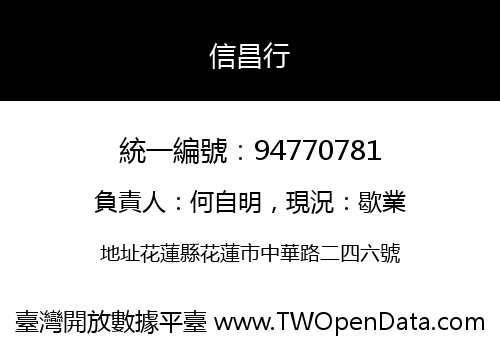 信昌行