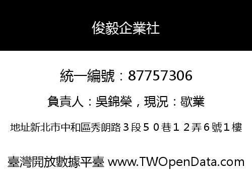 俊毅企業社