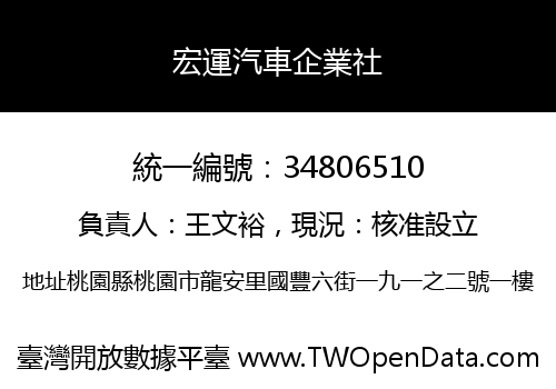 宏運汽車企業社