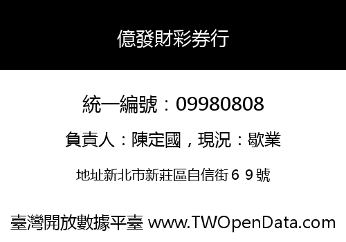 億發財彩券行