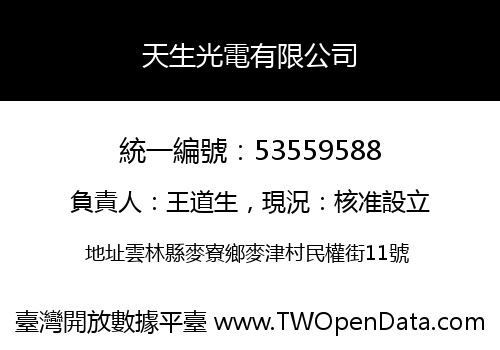 天生光電有限公司