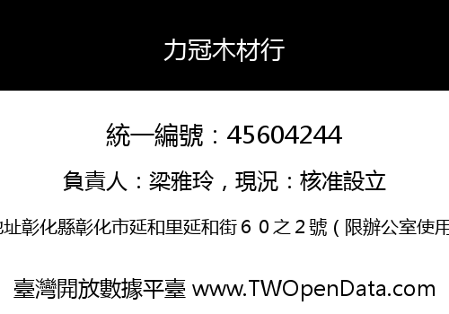 力冠木材行