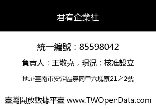 君宥企業社