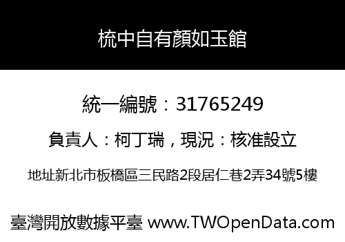 梳中自有顏如玉館