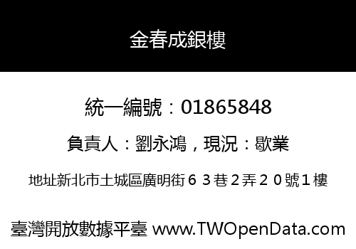 金春成銀樓