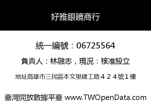 好雅眼鏡商行