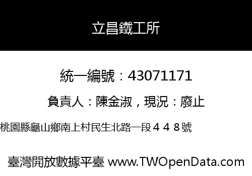 立昌鐵工所