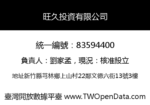 旺久投資有限公司